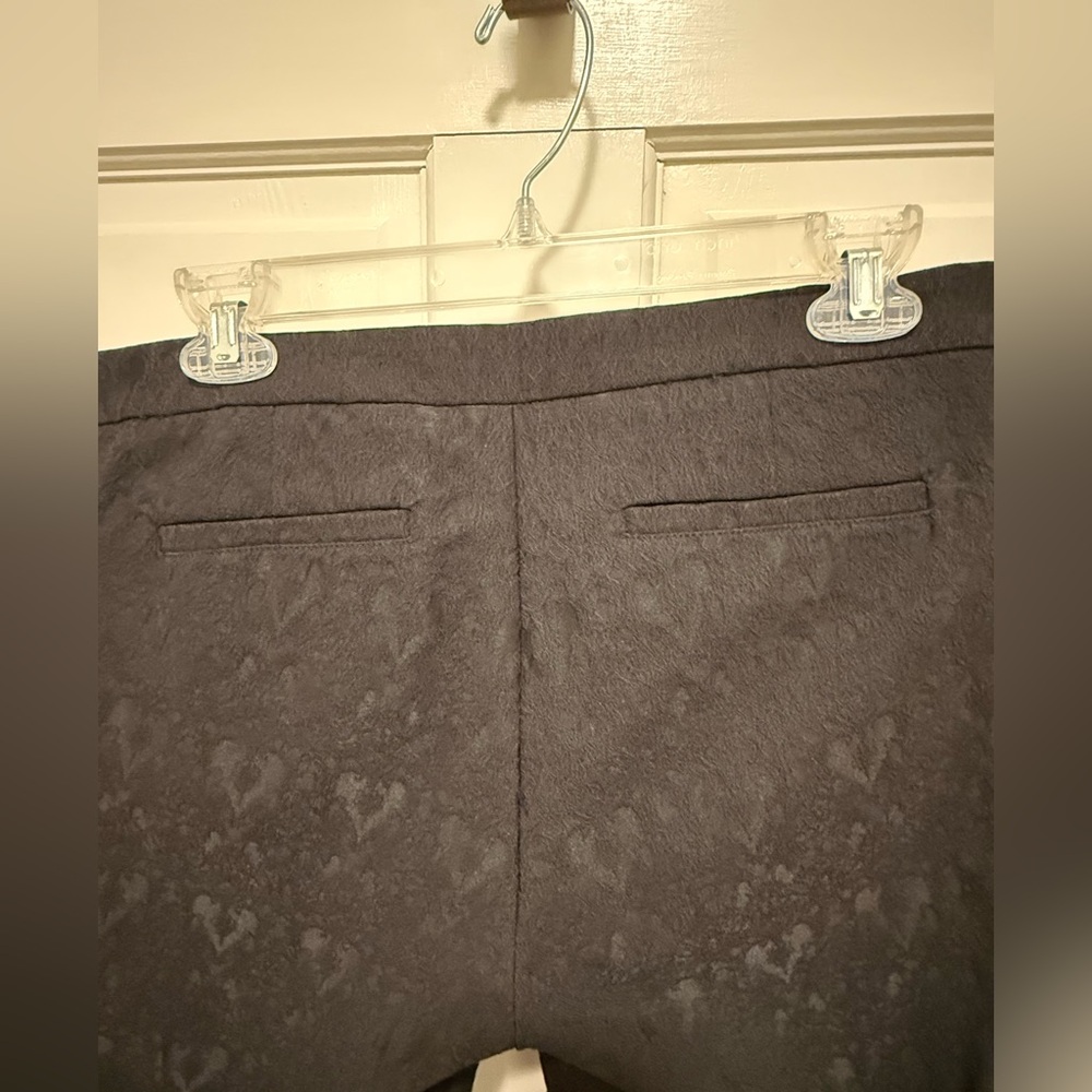 Women’s Cynthia Rowley Black Patterned Slim Pants - Size 8 - Picture 2 of 9